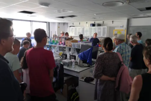 Visite des coulisses scientifiques