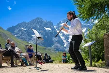 Aubade au Jardin du Lautaret - 1 - Festival Messiaen_Villar-d'Arêne - © Bruno Moussier