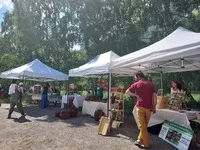 Marché du dimanche au jardin du Moulin - © E.Lefebvre