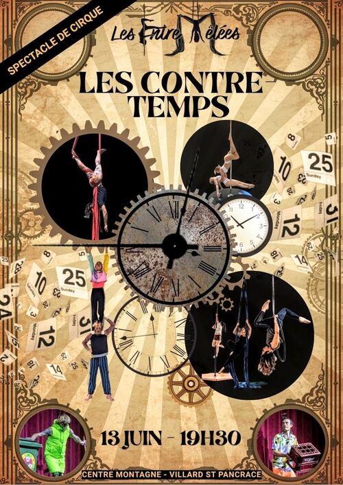 "Les contre-temps", spectacle de cirque au Centre Montagne