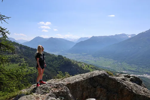 Le rocher de Roure par le torrent de Sachas