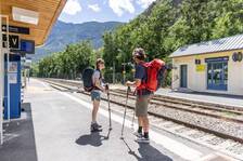 Gare de l'Argentière Les Ecrins - © Thibaut Blais - Parc national des Ecrins