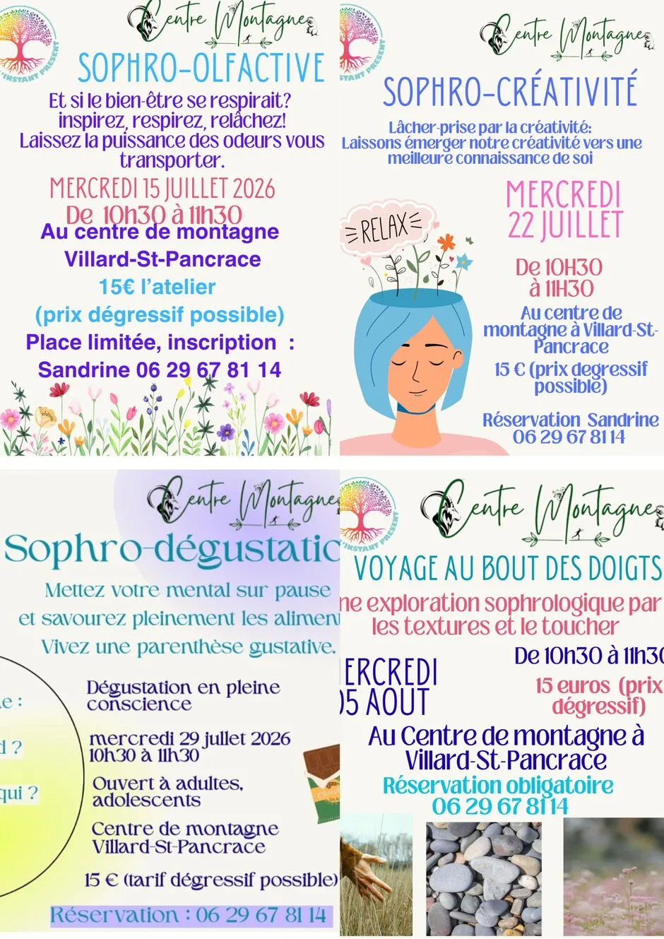 Sophrologie au Centre Montagne - © Centre Montagne