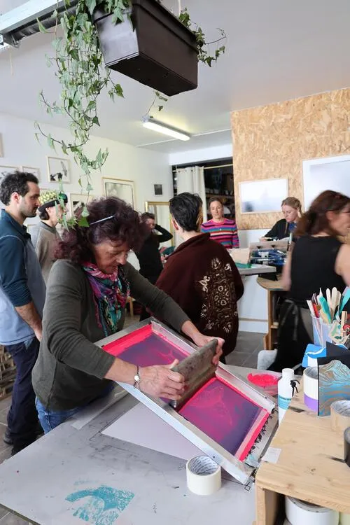 Stage de sérigraphie - Atelier Do it yourself avec L'Ile de Dante