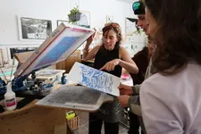 Stage de sérigraphie - © S. Morattel