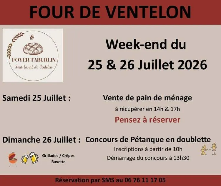 Concours de Pétanque en doublette à Ventelon_La Grave - © Foyer Taburlin