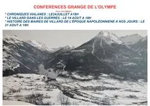 Conférences à la grange de l'Olympe - © Centre Montagne