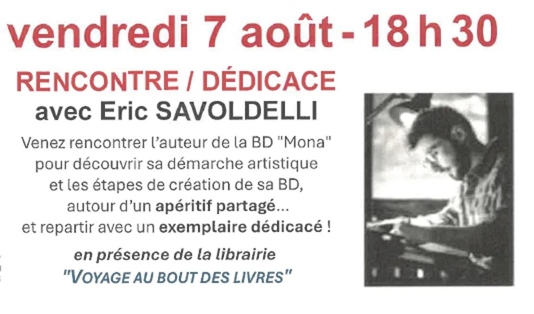 Rencontre / Dédicace avec Eric Savoldelli_Val-des-Prés - © Bibliothèque Val des Près