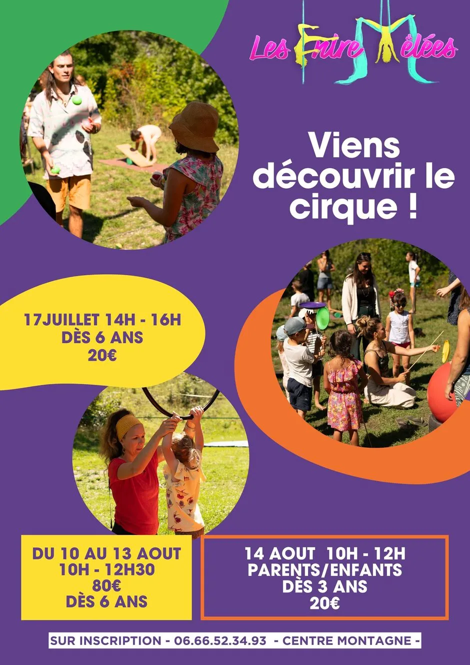 Stage de cirque au Centre Montagne - © Centre Montagne