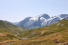 Traversée du vallon de la Buffe en contrebas du Pic du Mas de la Grave - © S.Morattel