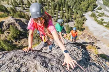 La via ferrata d'Arsine se situe aux portes du Parc National des Ecrins - © T.Blais