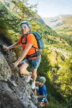 Via ferrata en famille autour de Villar d'Arene - © Thibaut Blais