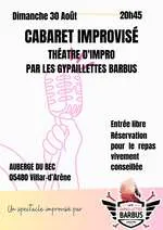 Théatre d'improvisation des Gypaillettes Barbus à L'Auberge du Bec_Villar-d'Arêne - © C. Lei
