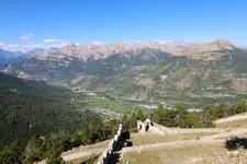 Vue sur Briançon depuis le fort de la Croix de Bretagne - © L.Chamerlat