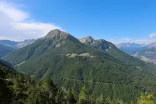 Vue sur le Mélézin depuis le fort de la Croix de Bretagne - © L.Chamerlat