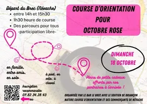 Course d'Orientation pour Octobre Rose