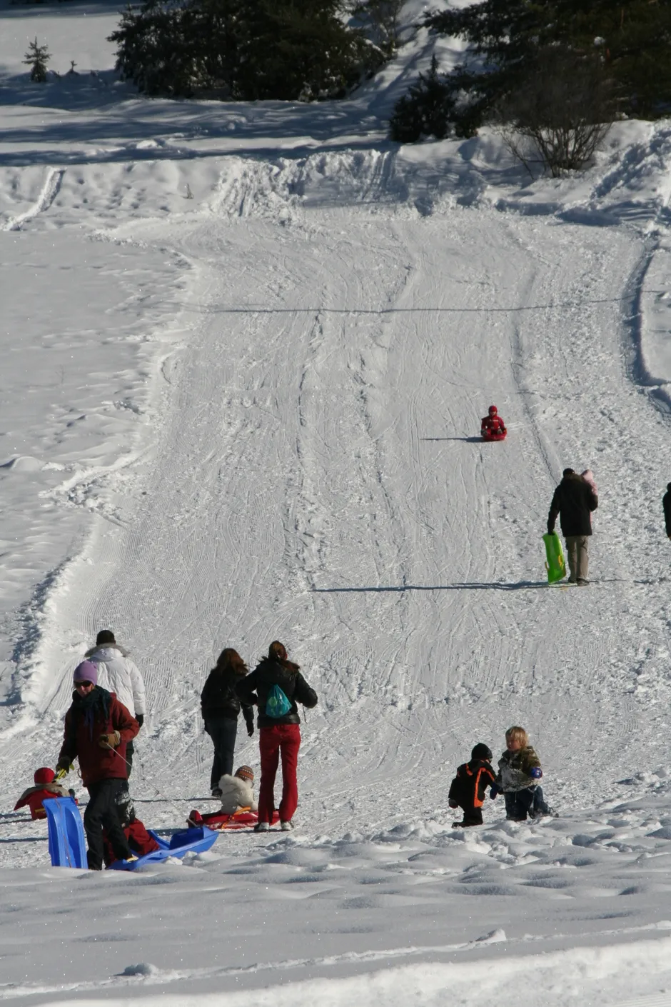 Pista da slittino Alberts - © Service Tourisme de Val-des-Prés