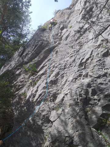 Escalade en Clarée