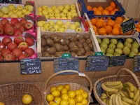 Rayon fruits et légumes - Épicerie Alp Ser Vit - La Grave - © @OTLaMeije