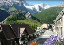 Vue depuis les balcons des chambres - Le Sérac - La Grave - © ©JMGermanaz