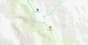 Parcours mouche de Laval - © GEOPECHE ©MapBox ©OpenStreetMap