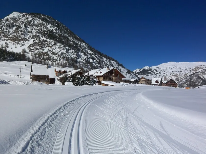 Ski de fond Cervières Le Laus - © Laure Guillaud