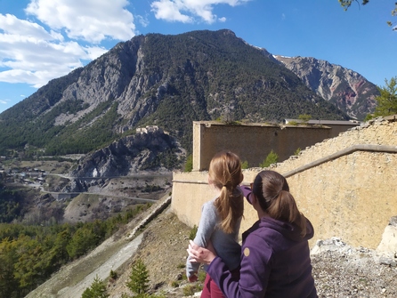 Fort des Trois Têtes and Fort Dauphin from La Vachette