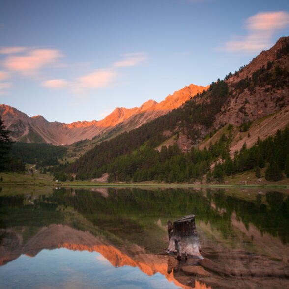 lac de l'orceyrette ©T.Blais