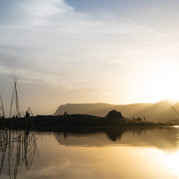 Coucher de soleil, lac du Pontet, automne ©Guillaume Roux (24)