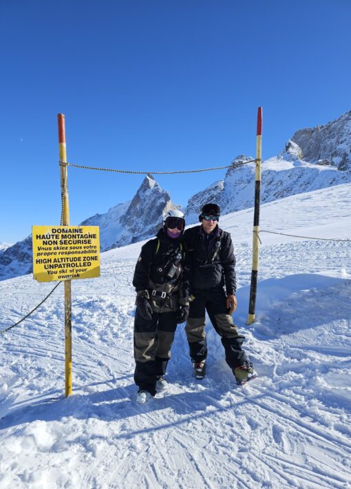 Patrouilleurs - téléphérique La Grave - S.Morattel