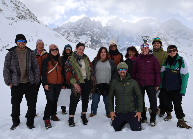 Photo d'équipe hiver