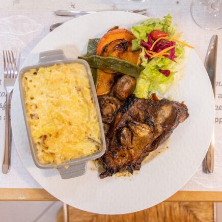 Plat restaurant Maison de Catherine © Thibaut Blais (optimisé web)