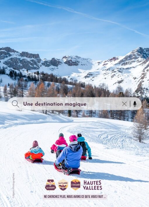 Vacances d'hiver en famille : luge, ski alpin, chiens de traineau...