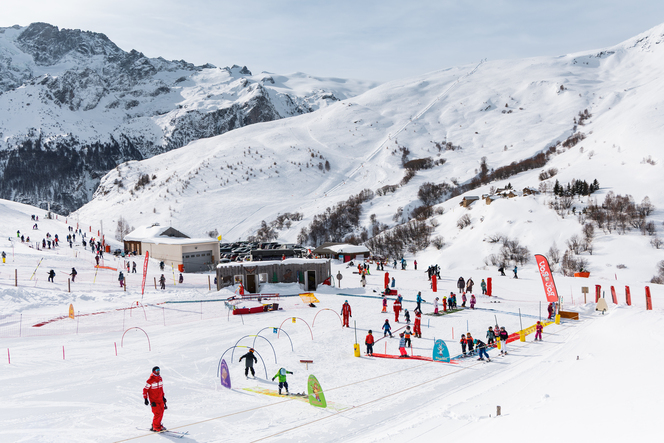 Ski alpin, famille, jardin enfant ESF piou piou, Chazelet, hiver 2026 - Thibaut Blais (107)