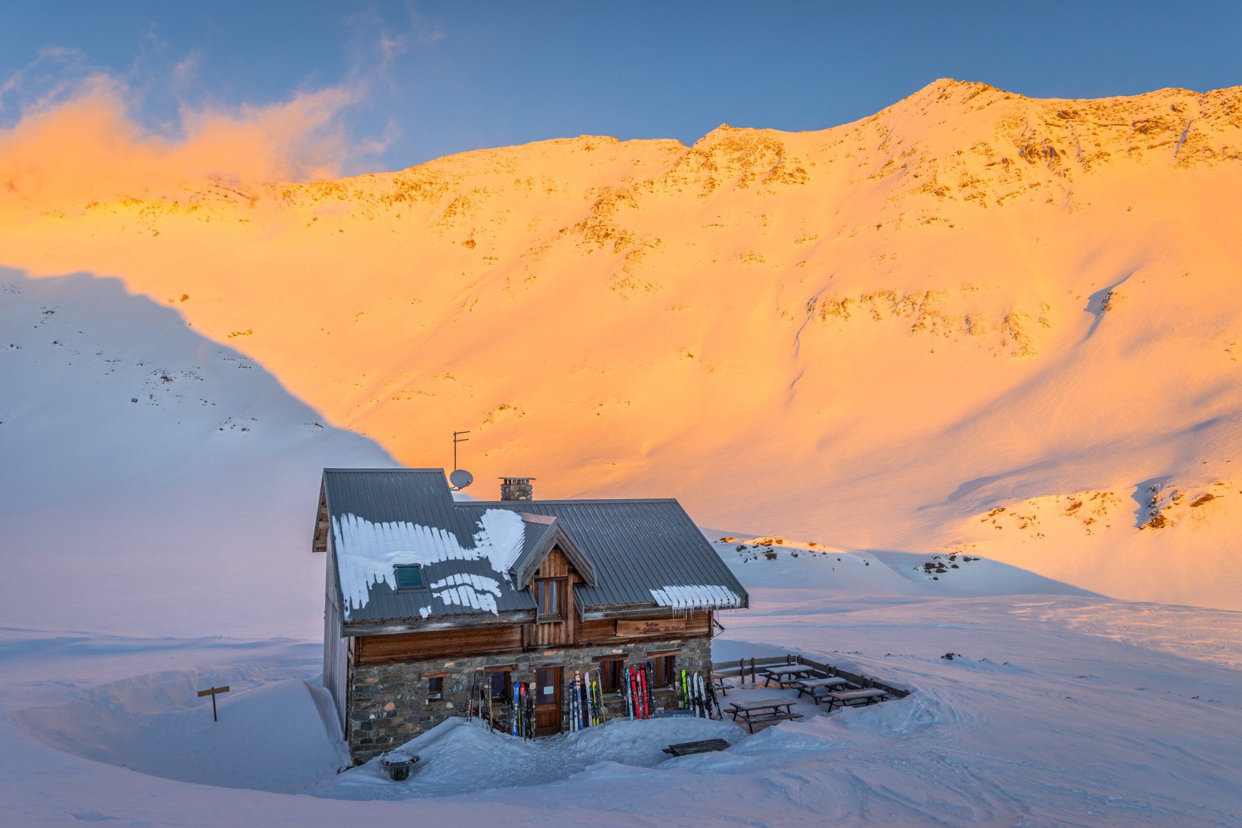 Refuge du Goléon et pic du Goléon, ski de rando, hiver - T.Blais (43)