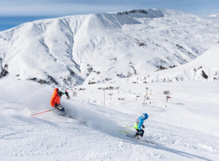 Ski alpin, famille, Chazelet, hiver 2026 - Thibaut Blais (66)