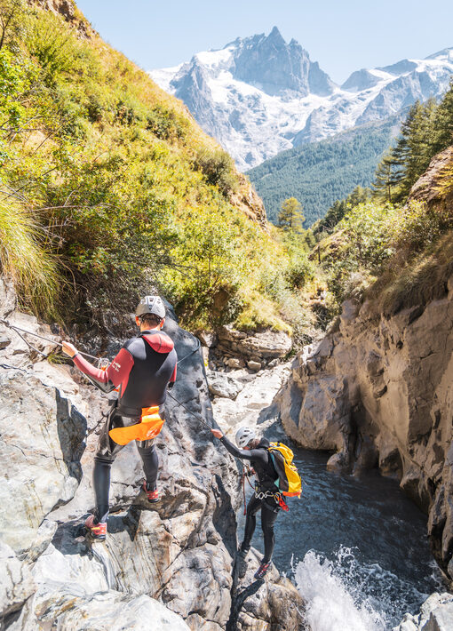 Canyoning, torrent du Ga, No limite Rafting, La Grave été 2026 - Thibaut Blais (83)