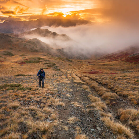 Randonnée lever de soleil grand charvia Cervières - Blais T.